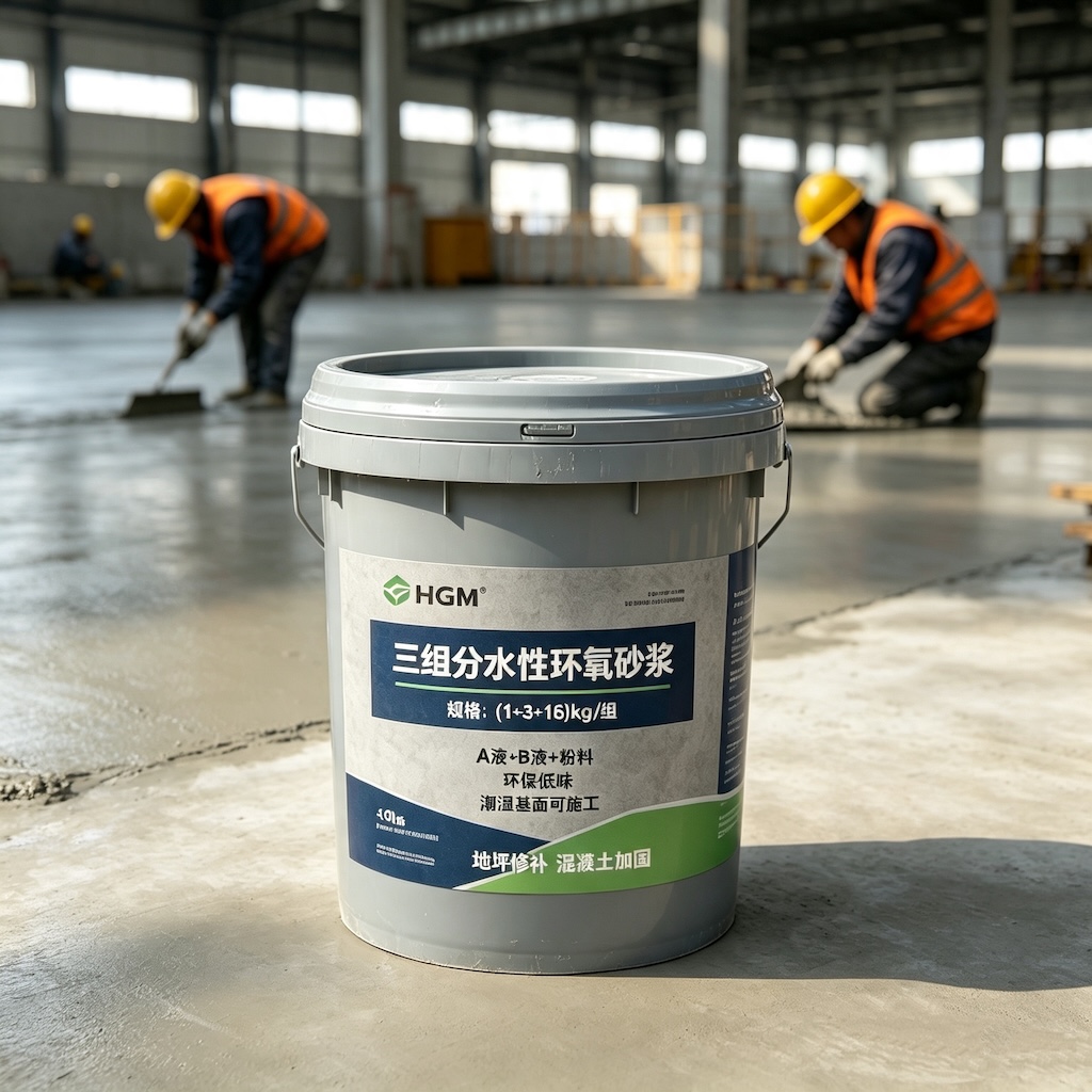 覃塘三组份水性环氧砂浆